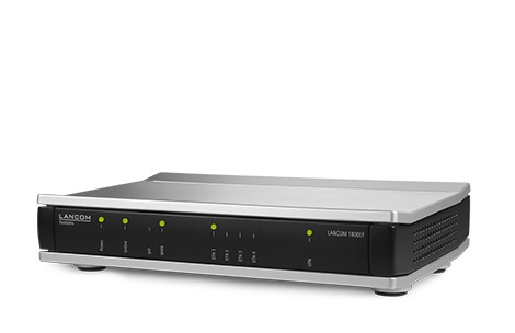 Lancom Systems 1800EF Router Cablato Gigabit Ethernet Nero e Argento - 10/100/1000 Mbit/s, Protocollo di Routing BGP4, LISP, OSPFv2, RIP-2, Sicurezza IPSec