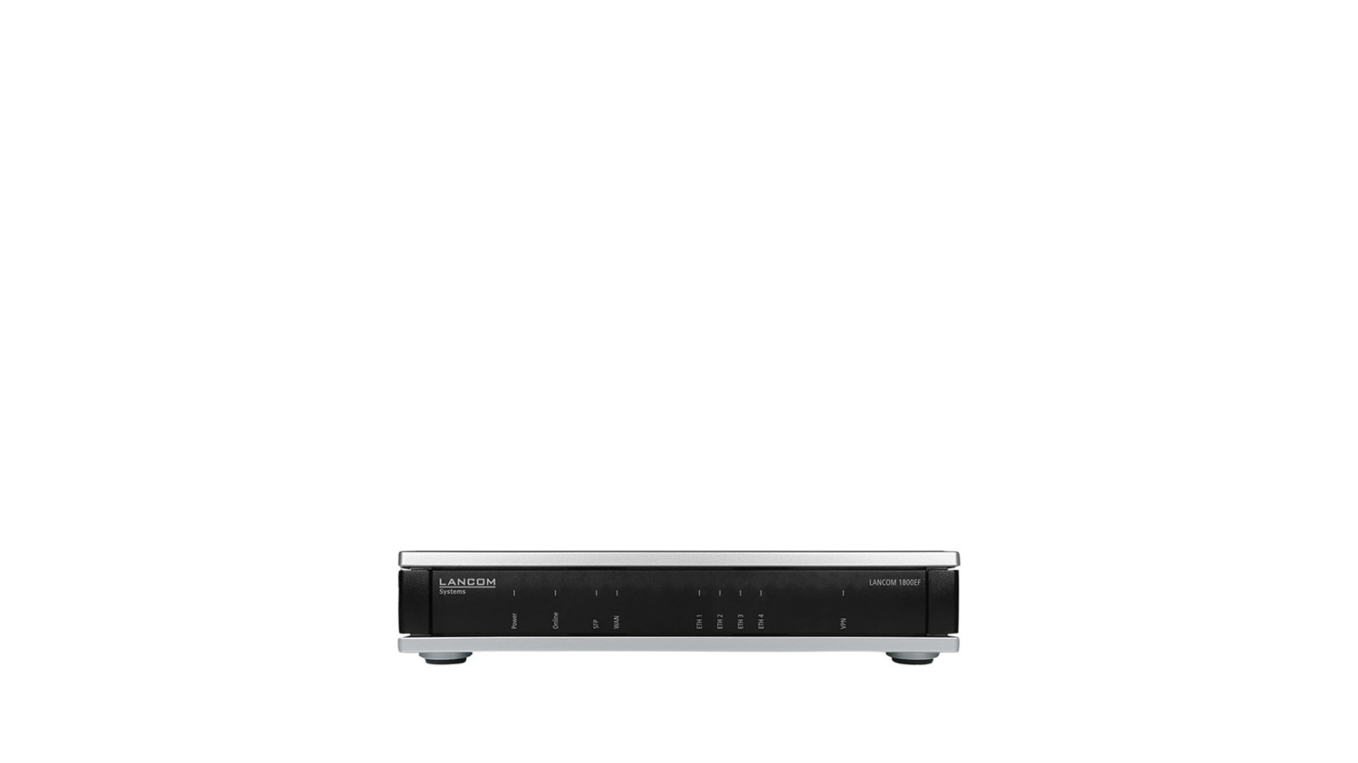 Lancom Systems 1800EF Router Cablato Gigabit Ethernet Nero e Argento - 10/100/1000 Mbit/s, Protocollo di Routing BGP4, LISP, OSPFv2, RIP-2, Sicurezza IPSec