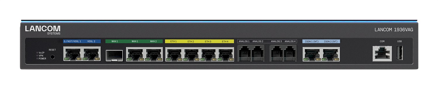 LANCOM 1936VAG (EU) Gateway/Controller Nero - Fino a 1 Gbps, Multi-WAN e SD-WAN, 1U