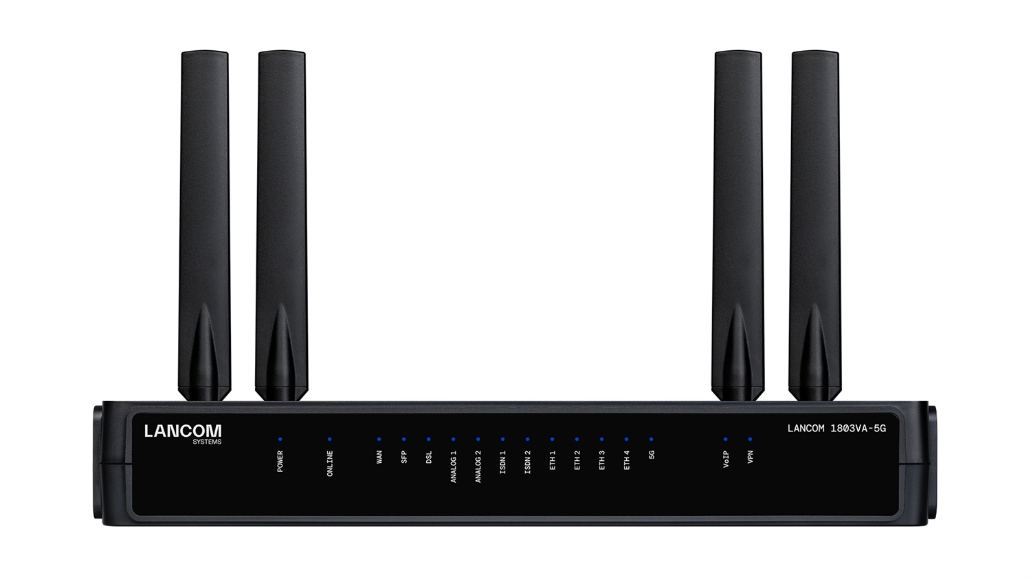 LANCOM 1803VA-5G (EU) Gateway/Controller Nero Esterno SMA 10/100/1000 Mbit/s con Antenna 2 dBi