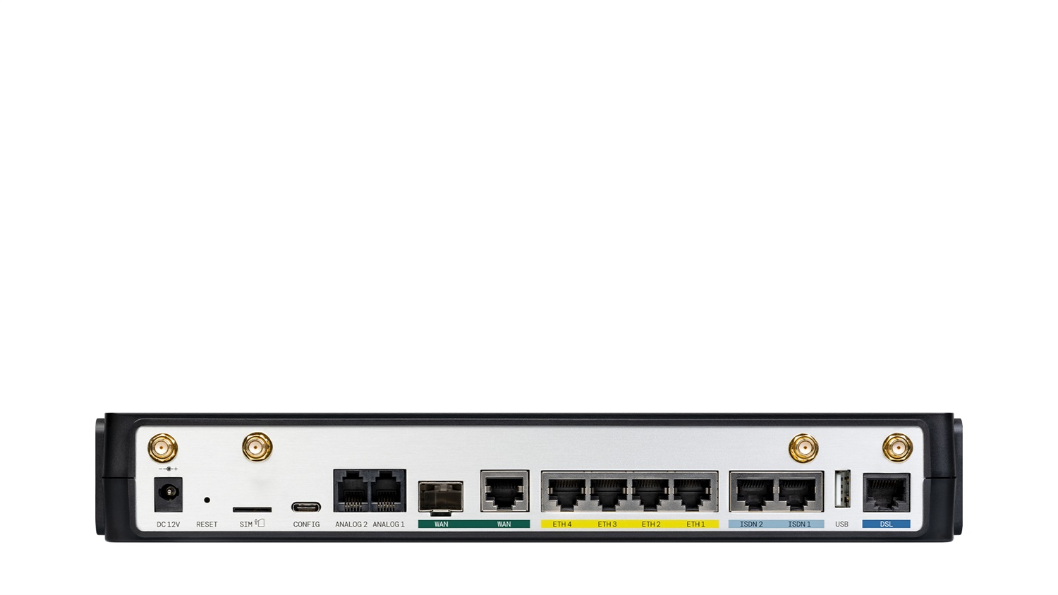 Lancom Systems 1803VAW-5G (EU) Gateway/Controller Nero con SD-WAN, VoIP, 10/100/1000 Mbit/s, Montaggio su Tavolo/Parete