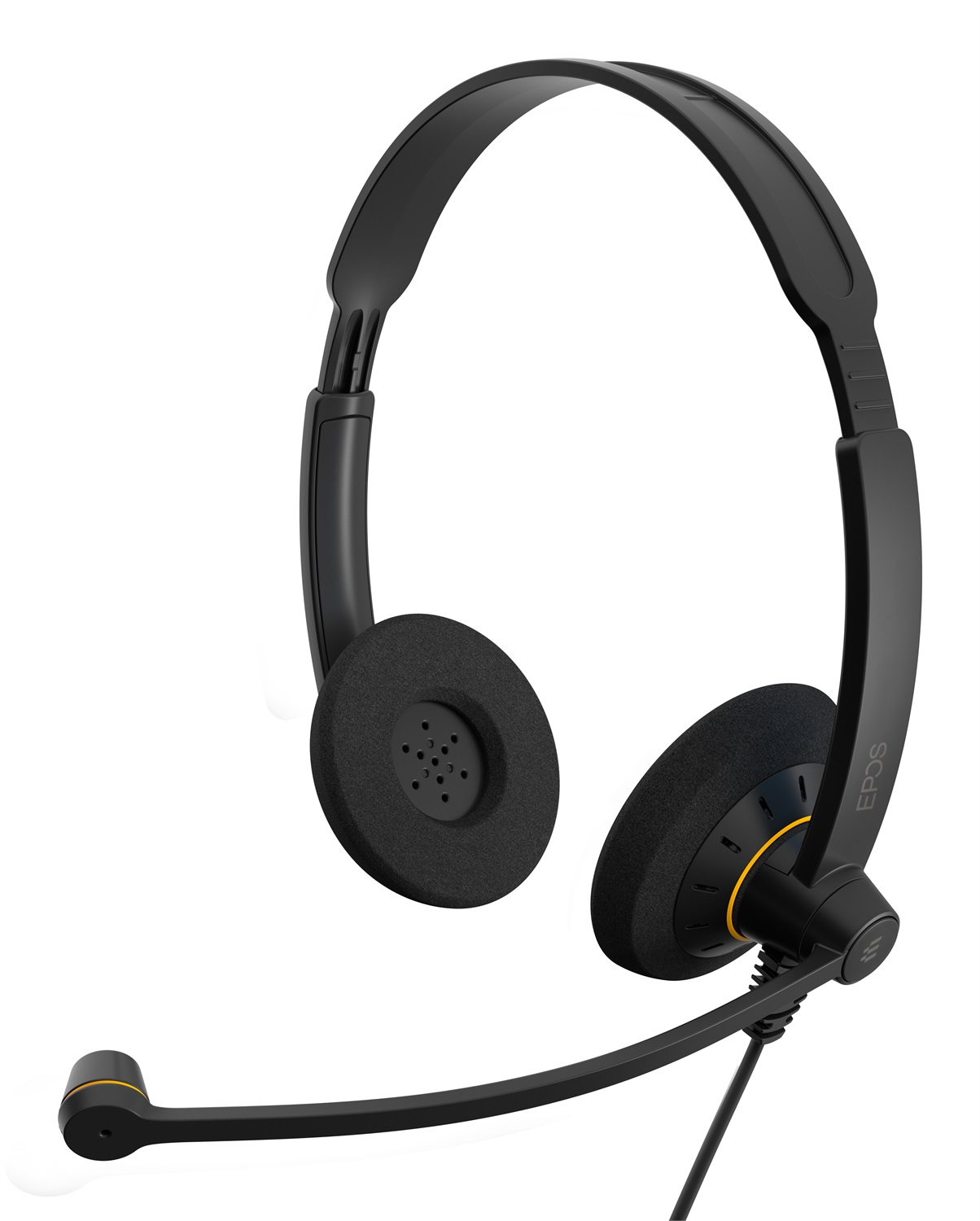 EPOS Sennheiser SC 60 USB ML Auricolare Cablato Padiglione con Microfono Cancellazione Rumore per Ufficio e Call Center - Nero