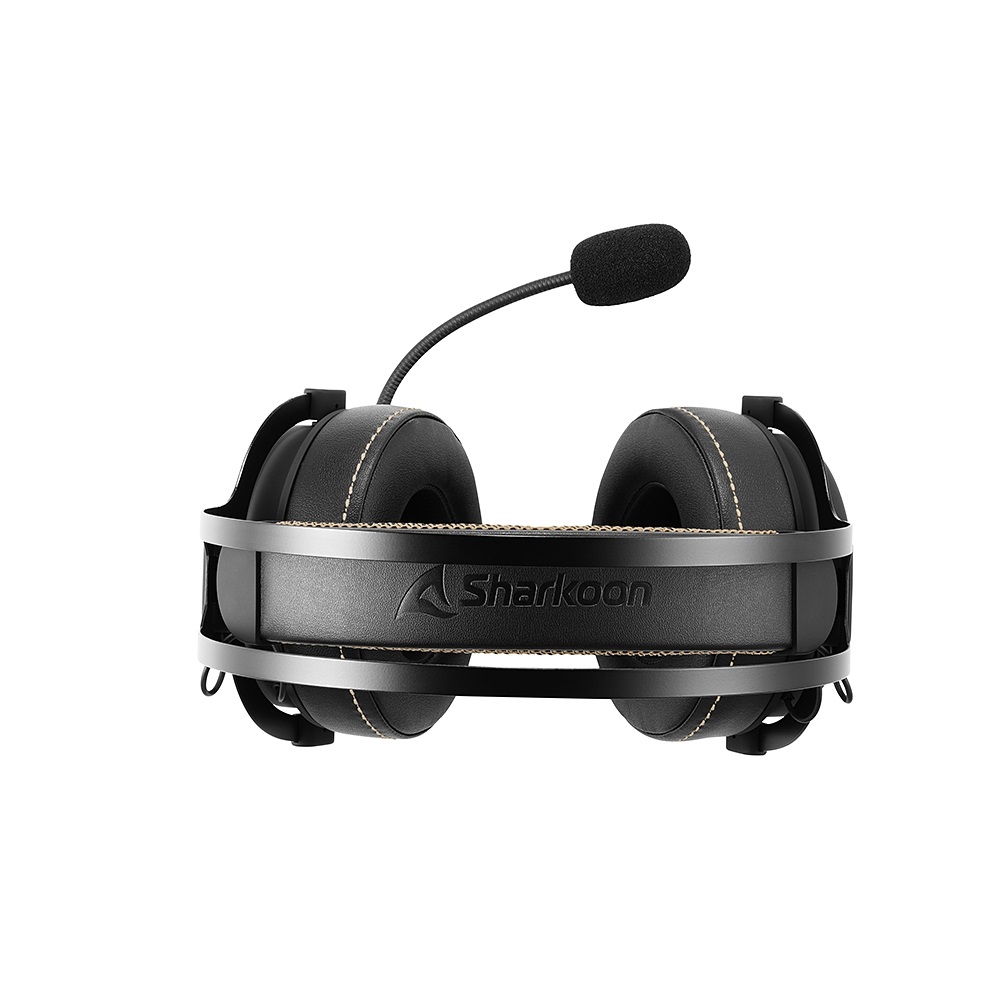 Sharkoon SKILLER SGH50 Auricolare Cablato Gaming Nero con Driver da 50mm, Controlli in Linea e Modalità Surround