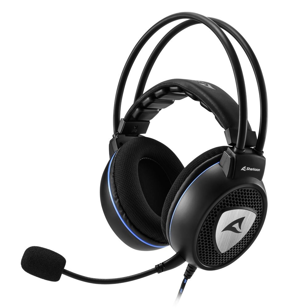Sharkoon SKILLER SGH10 Auricolare Cablato Gaming Nero con Driver da 40 mm e Microfono Cristallino