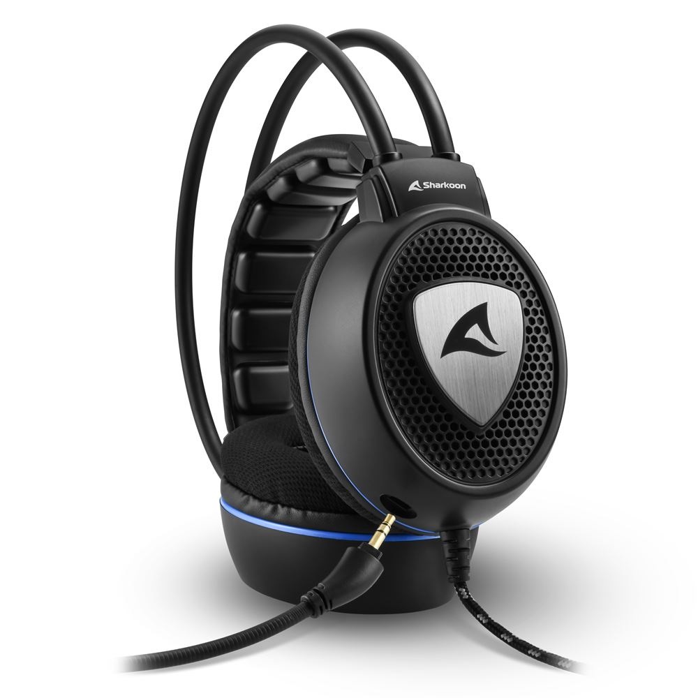 Sharkoon SKILLER SGH10 Auricolare Cablato Gaming Nero con Driver da 40 mm e Microfono Cristallino
