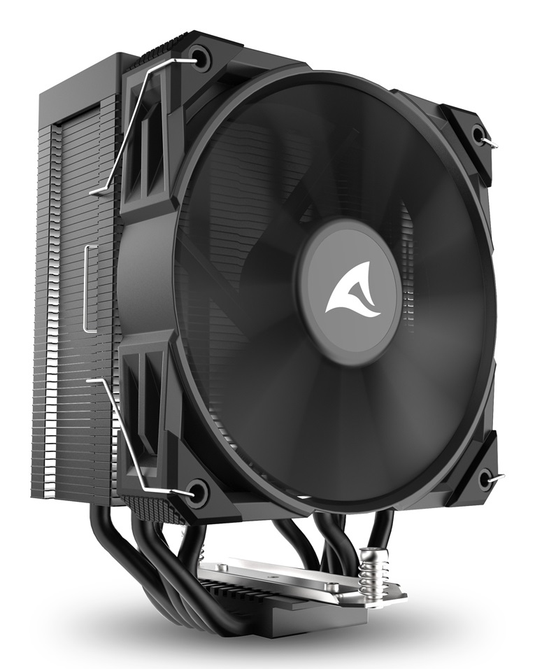 Sharkoon A50 RGB Dissipatore ad Aria per CPU 120mm con 5 Tubi di Calore, Direct Touch, TDP 230W, Nero