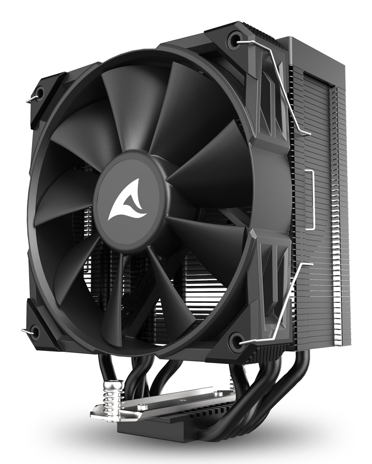 Sharkoon A50 RGB Dissipatore ad Aria per CPU 120mm con 5 Tubi di Calore, Direct Touch, TDP 230W, Nero