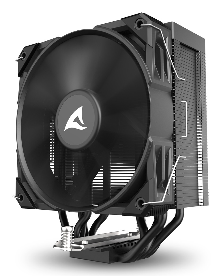 Sharkoon A50 RGB Dissipatore ad Aria per CPU 120mm con 5 Tubi di Calore, Direct Touch, TDP 230W, Nero