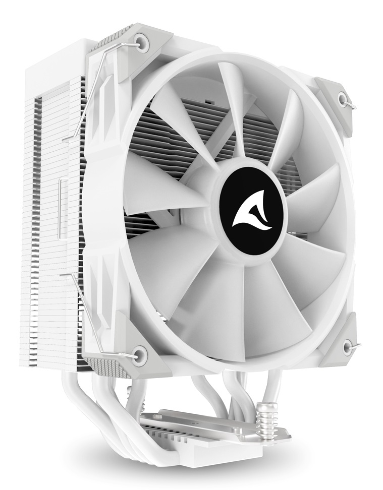 Sharkoon A50 RGB Dissipatore CPU ad Aria 120mm Torre Singola con 5 Condotti di Calore, Direct Touch, TDP 230W e Illuminazione ARGB