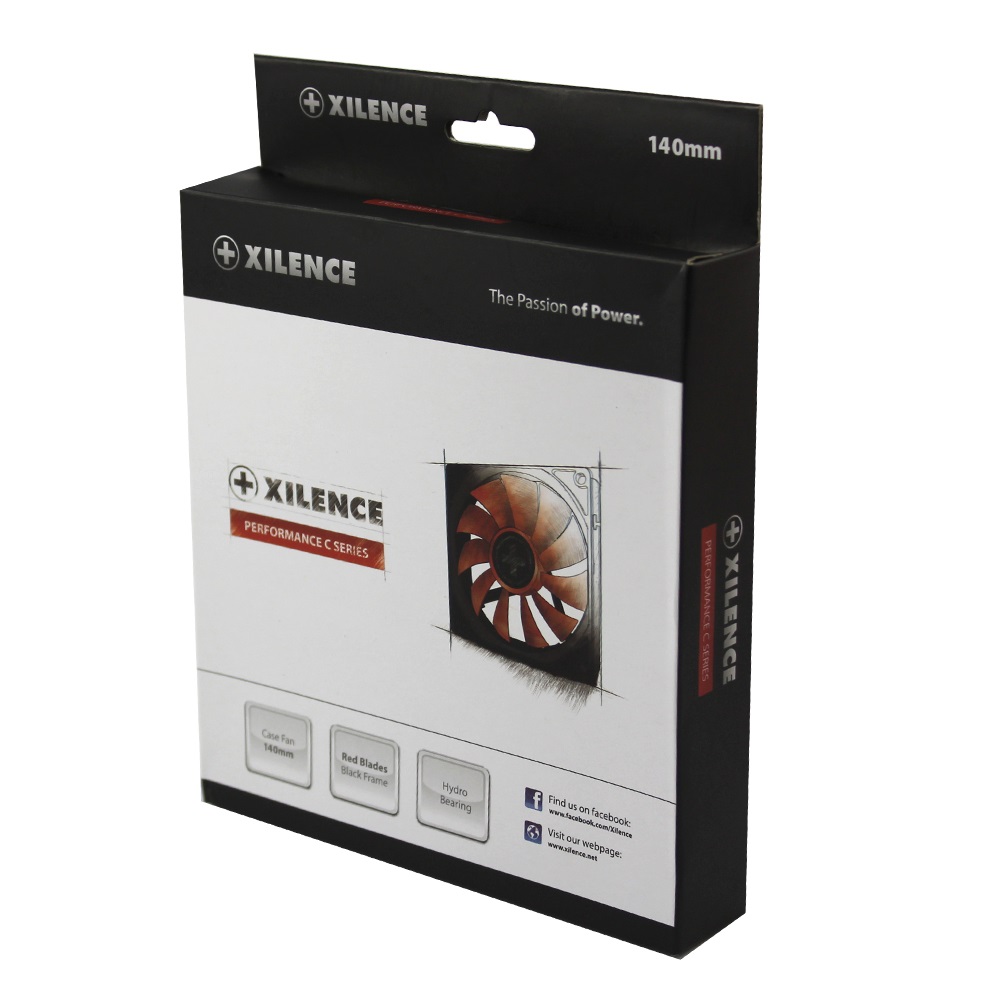 Xilence XF050 Ventilatore per Case Computer 14 cm, 900 Giri/min, Flusso d'Aria 41,37 pdc/min
