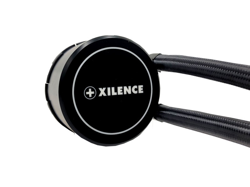 Xilence Performance A XC978 Raffreddatore di liquidi tutto in uno 12 cm Nero, Rosso