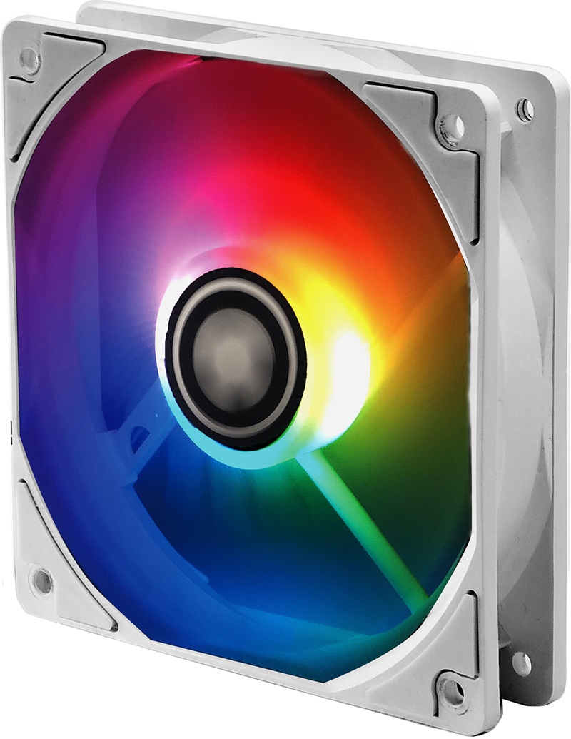 Xilence Performance A XF064 Ventilatore 12 cm Bianco - 500-1500 Giri/min, 18-32,5 dB