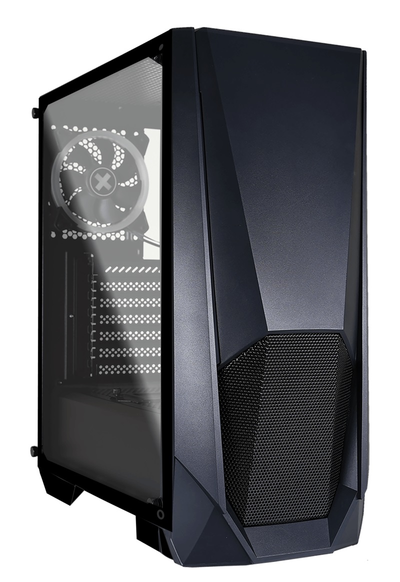 Xilence Xilent Blast X505.ARGB Case per PC da gioco Midi Tower Nero con Vetro Temperato e 2 Ventole ARGB PWM da 120 mm