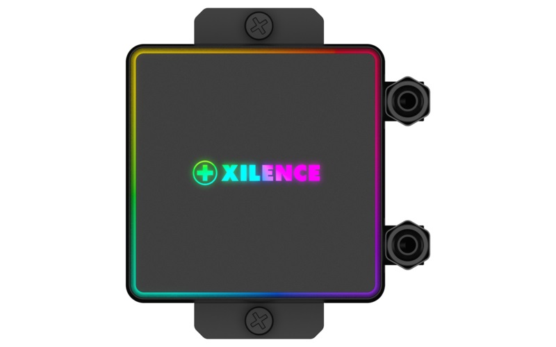 Xilence LiQuRizer LQ240PRO RGB Kit di raffreddamento a liquido 240 mm per AMD e Intel, 300W TDP, 2 ventole da 120 mm, Nero
