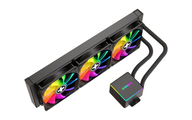 Xilence LiQuRizer LQ360PRO.ARGB Raffreddatore di liquidi All-in-One 12 cm Nero - Flusso d'aria 77,33 pdc/min, Pressione 2,31 mmH2O