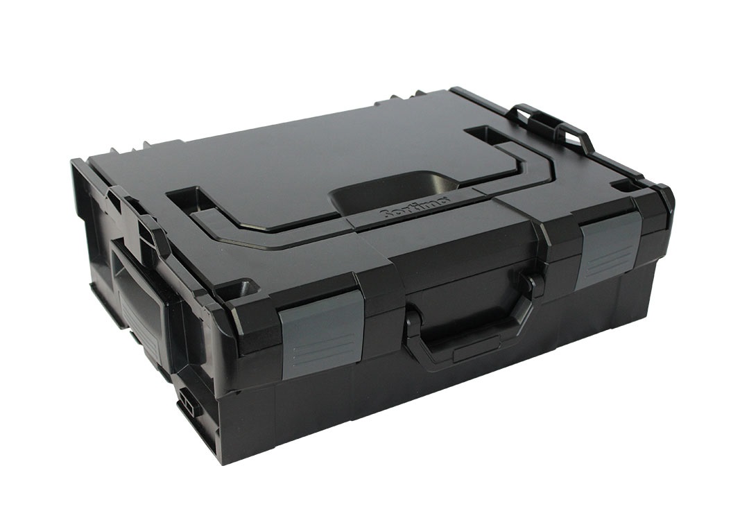 L-BOXX Cassetta degli attrezzi 136 Nero/Antracite - Capacità 25 kg, Coperchio 100 kg, A prova di spruzzi