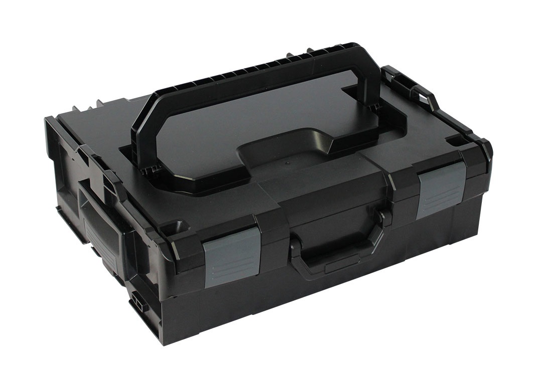 L-BOXX Cassetta degli attrezzi 136 Nero/Antracite - Capacità 25 kg, Coperchio 100 kg, A prova di spruzzi