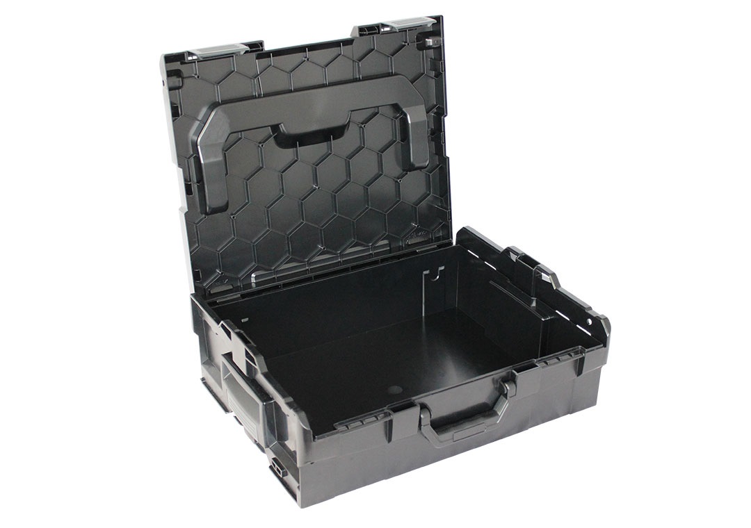 L-BOXX Cassetta degli attrezzi 136 Nero/Antracite - Capacità 25 kg, Coperchio 100 kg, A prova di spruzzi