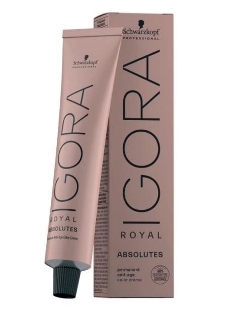 Schwarzkopf Igora Royal Absolutes Tinta Permanente per Capelli 60 ml - Colore Brillante e Copertura dei Capelli Bianchi