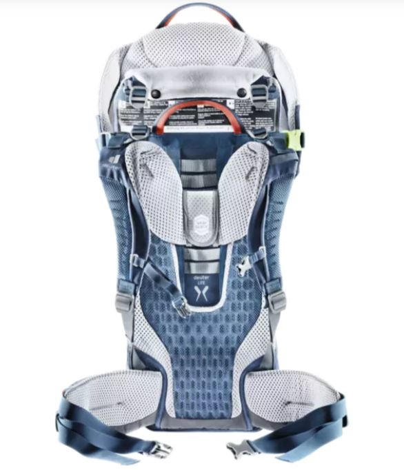 Deuter Kid Comfort Active Zaino Porta Bambino Leggero con Sistema di Ventilazione - 2680 g, Regolazione Lunghezza Schiena, Ampia Tasca in Rete