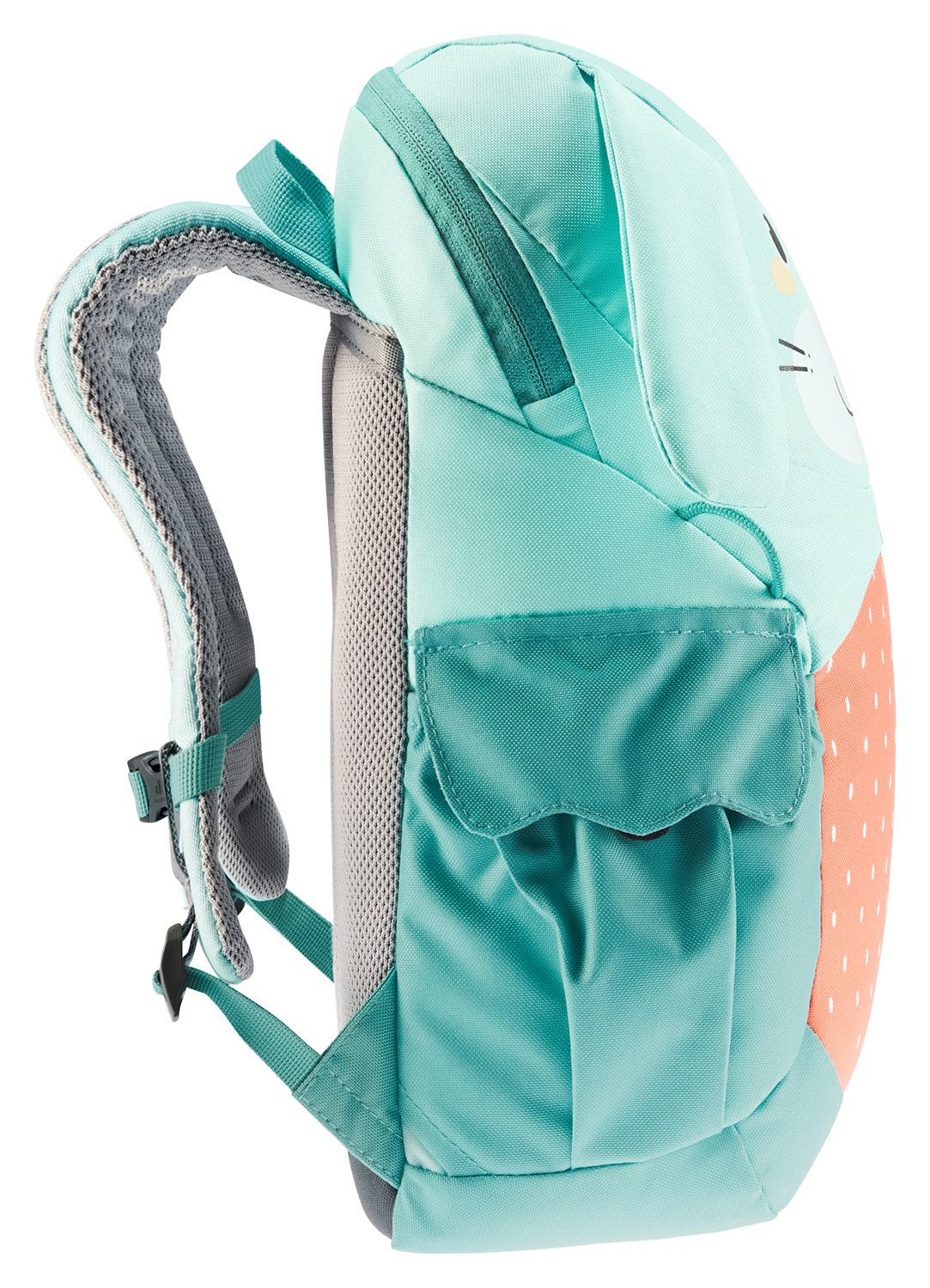 Deuter Kikki Zaino per Bambini da 3 Anni (8 L) - Confortevole, Schienale Imbottito, Fascia Toracica Regolabile, Elementi Riflettenti