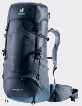 Deuter Aircontact Lite 40 10 - Zaino da trekking leggero con regolazione Variquick e sistema di ventilazione