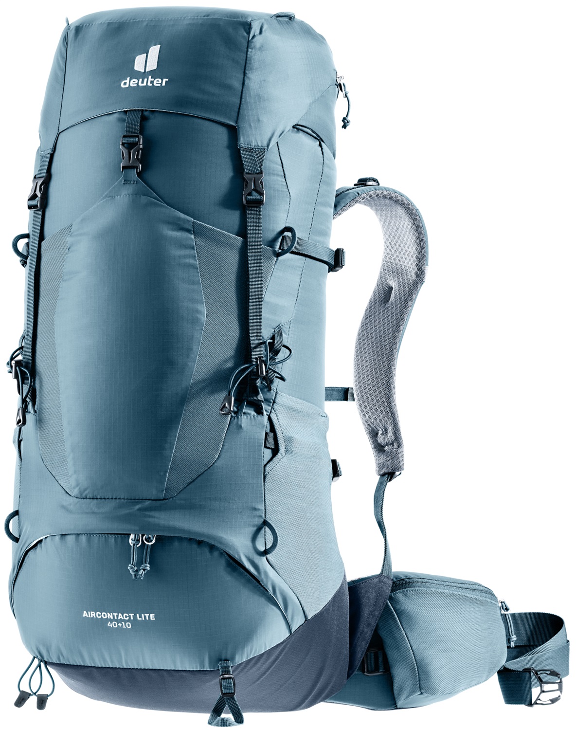 Deuter Aircontact Lite 40 10 - Zaino da trekking leggero con sistema di trasferimento del carico e regolazione Variquick