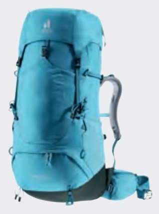 Deuter Aircontact Lite 45 10 SL - Zaino da trekking leggero da donna con sistema Aircontact e pinne laterali ergonomiche
