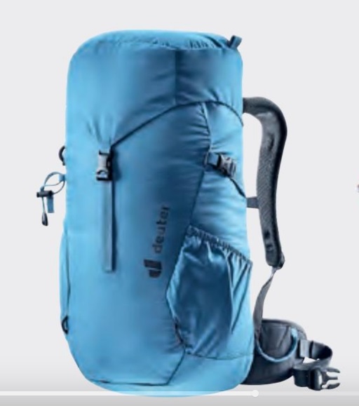 Deuter Climber 22 - Zaino da alpinismo per bambini 22 L Blu con sistema dorsale Alpine