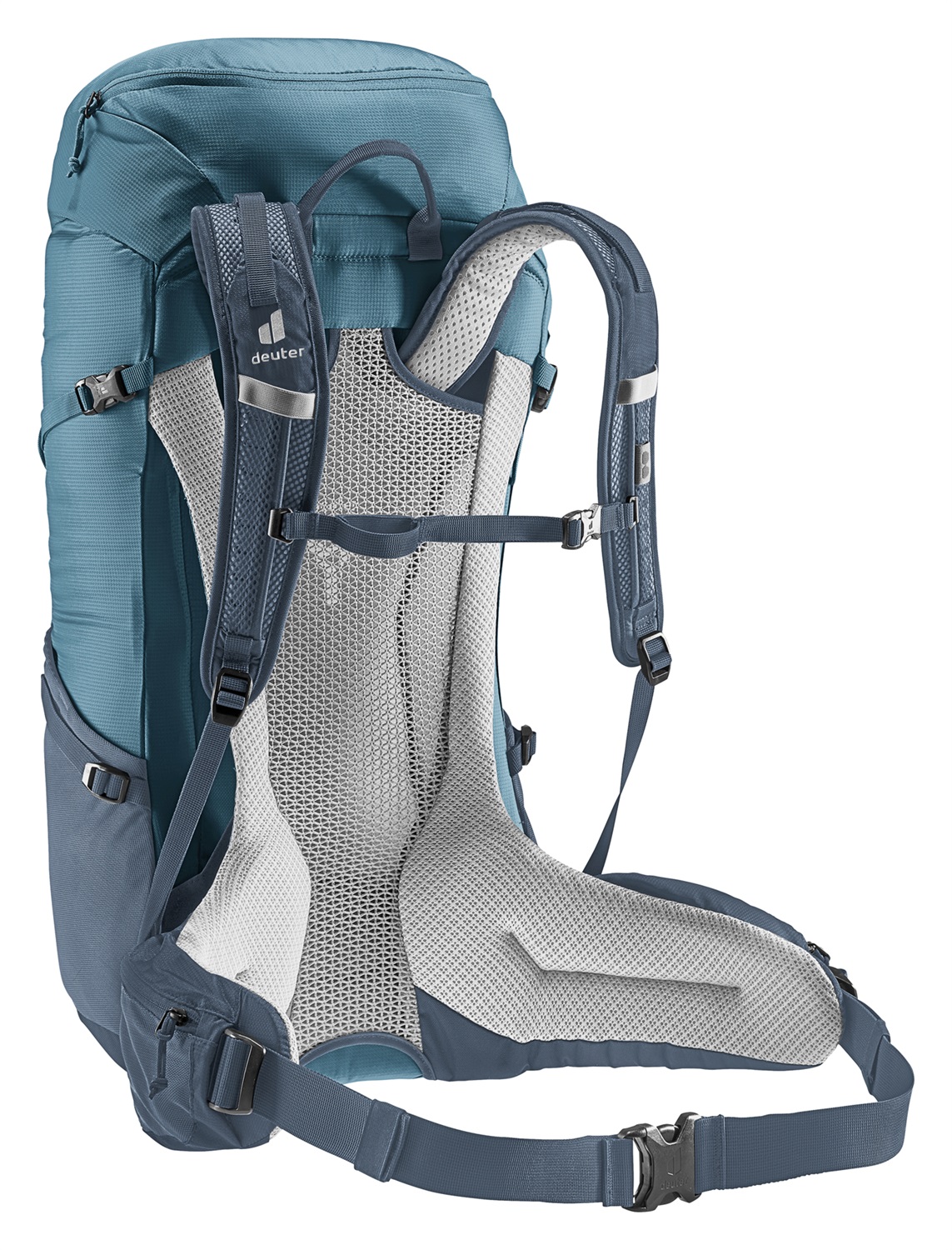 Deuter Futura 32 Zaino da Escursionismo Blu - 32 Litri, Sistema Dorsale Aircomfort, Spallacci Morbidi
