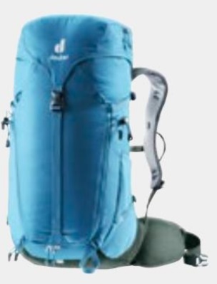 Deuter Trail 30L Blu - Zaino da Escursionismo e Via Ferrata, Leggero con Sistema di Ventilazione Airstripes