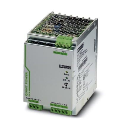 Phoenix Contact QUINT-PS/1AC/24DC/20 Alimentatore per guida DIN 24 V CC 20 A, 480 W, Commutazione primaria, Tecnologia SFB