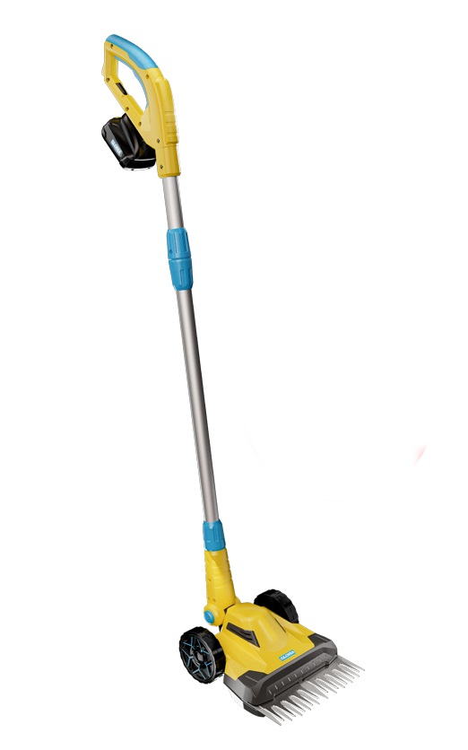 GLORIA FineCut Tagliabordi e Tosaerba a Batteria 18V - Larghezza di Taglio 25cm, Impugnatura Inclinabile, Include Batteria BOSCH 18V/2,5 Ah