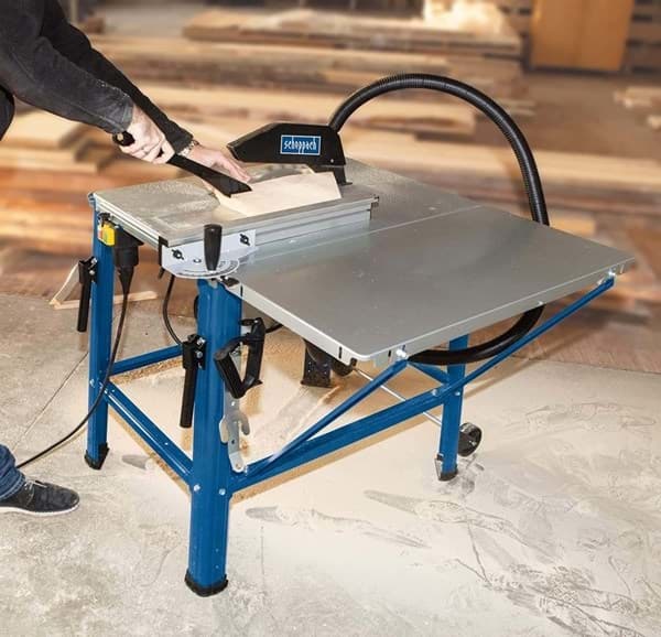 Scheppach HS120O - Tavolo Circolare Sega 2200W, Motore a Induzione, Compatto