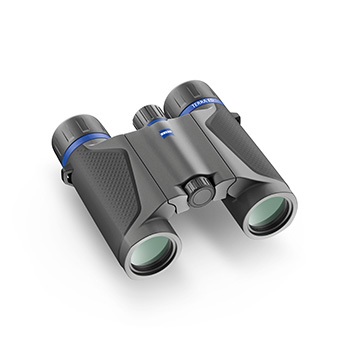 Zeiss Terra ED Pocket Binocolo 10x25, Impermeabile, Compatto, Gommato, con Sacca e Cinghietta