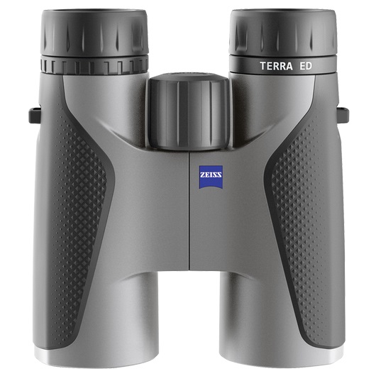 Zeiss Terra ED 10x42 Binocolo Nero e Grigio, Resistente all'Acqua, 10x Ingrandimento, 42 mm Obiettivo, 695 g