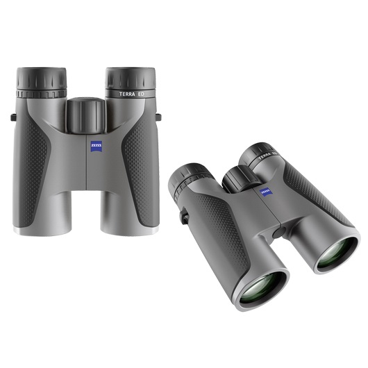 Zeiss Terra ED 10x42 Binocolo Nero e Grigio, Resistente all'Acqua, 10x Ingrandimento, 42 mm Obiettivo, 695 g