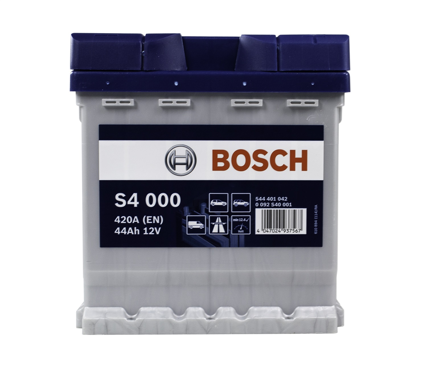 Bosch Batteria S4 0092S40001 44 Ah 12 V 420 A per Auto - Tecnologia al Piombo Acido