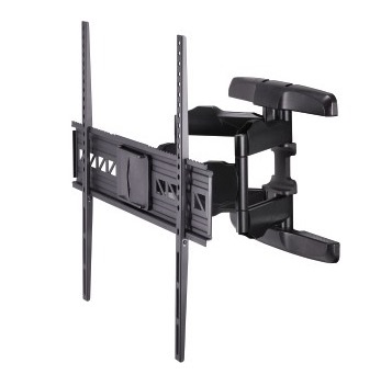 Hama Supporto a Parete Full Motion per TV LCD e LED fino a 229 cm, 75 kg, VESA 800x600, 3 Snodi, Nero
