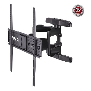 Hama Supporto a Parete Full Motion per TV LCD e LED fino a 229 cm, 75 kg, VESA 800x600, 3 Snodi, Nero
