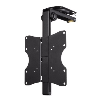 Hama Supporto per TV 00118654 Nero - Montaggio a soffitto per schermi da 19 a 46 pollici, Inclinazione regolabile, Standard VESA fino a 200 x 200