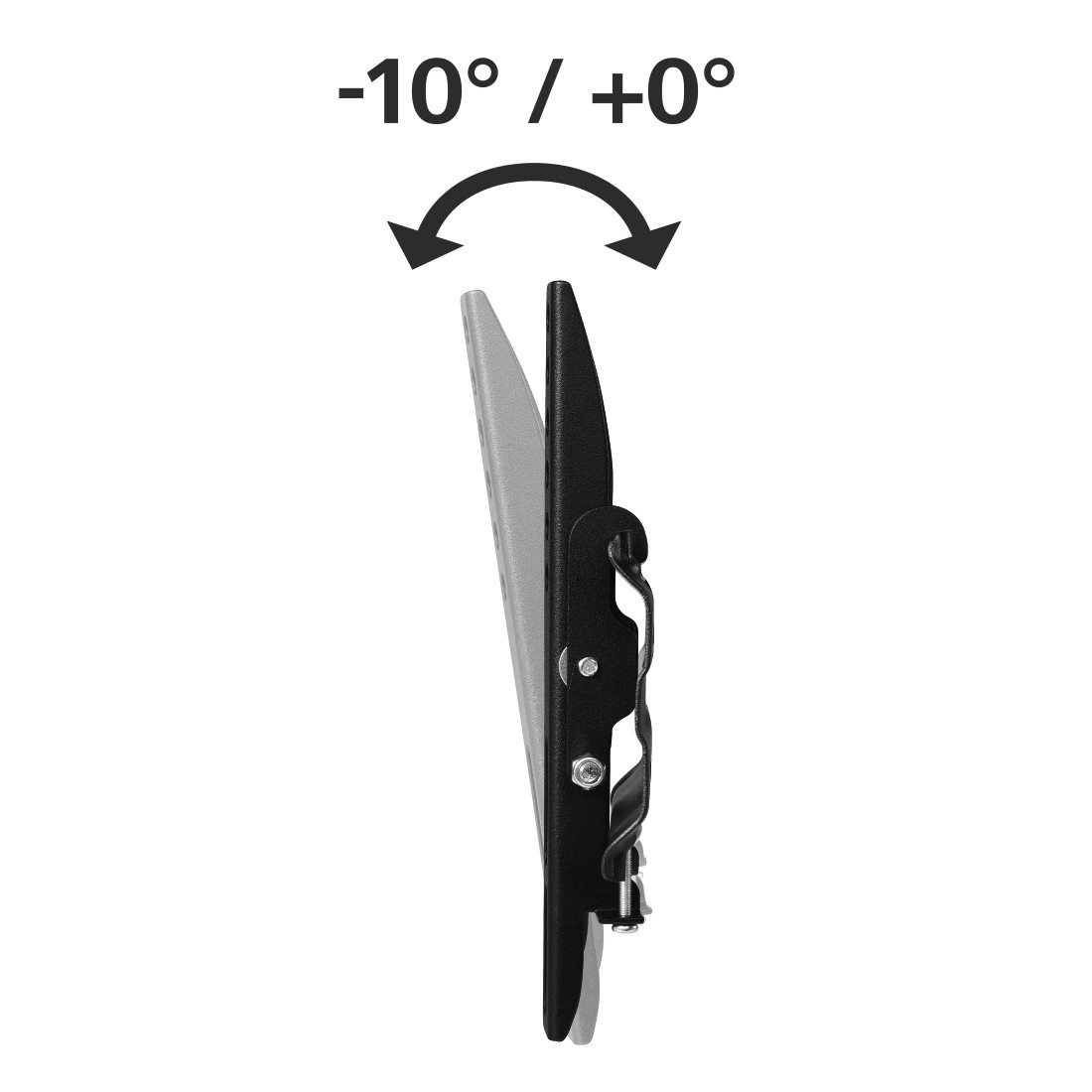 Hama TILT Supporto da Parete Inclinabile per TV 48-122 cm, Nero