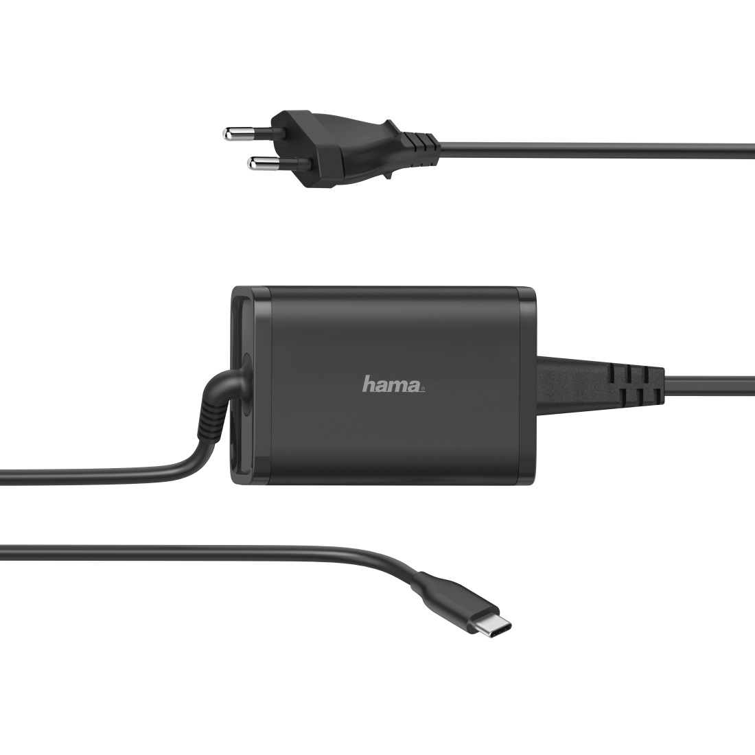 Hama 00200006 Alimentatore Universale per Computer Portatile USB-C PD 65W, Interno, AC, Nero
