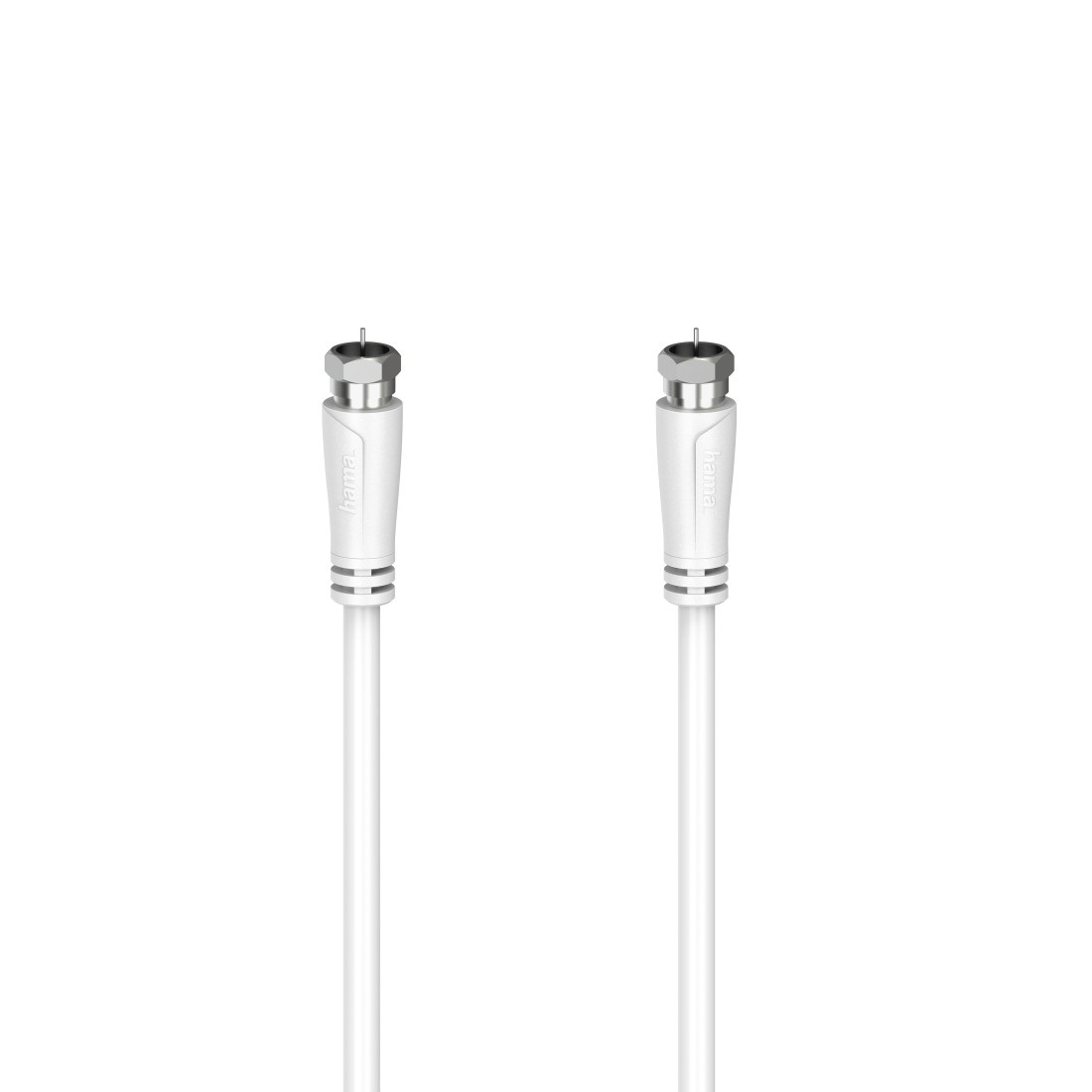 Hama Cavo SAT M/SAT M 1,5 metri 90 dB Bianco - Trasmissione Segnali Audio e Video