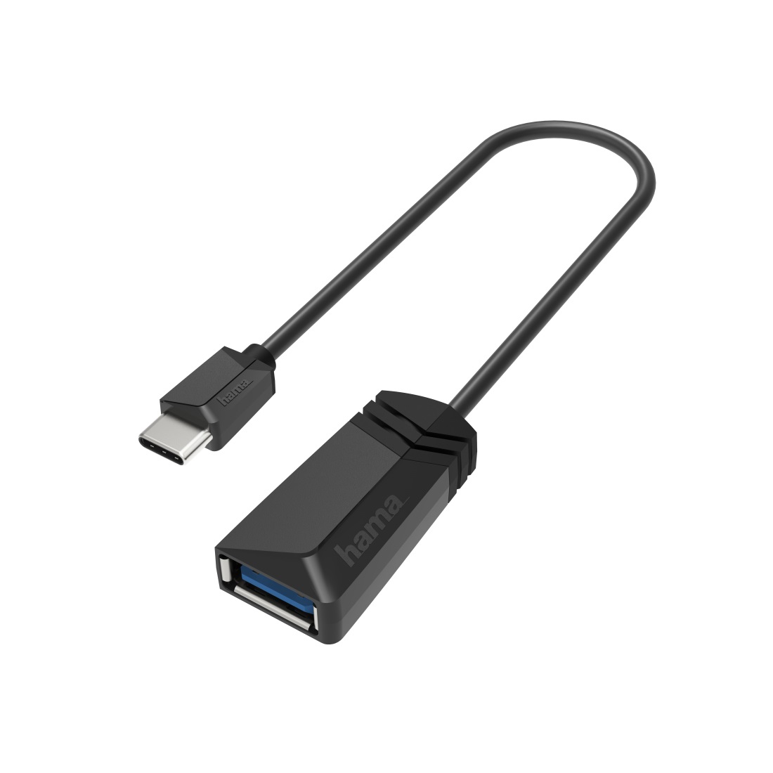Hama Cavo USB Type-C M / USB A F, USB 3.2 Gen 1, 0,15 metri, Nero - Trasferimento Dati e Alimentazione