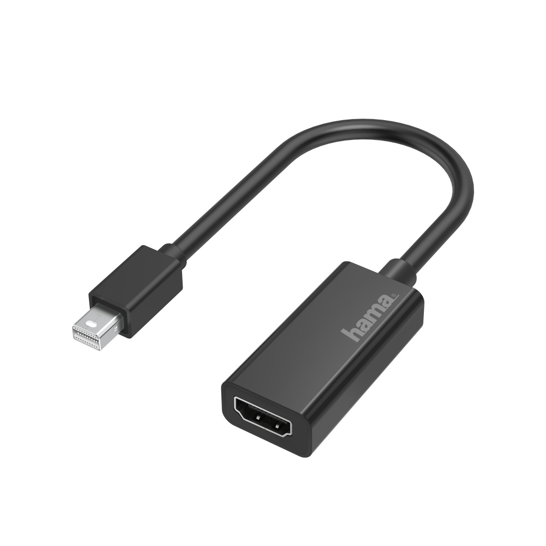 Hama Adattatore Mini DisplayPort a HDMI Femmina - Ultra HD 4K, Compatibile Thunderbolt, Ideale per MacBook Air/Pro/Mini, Nero