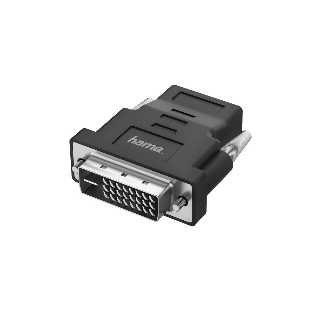Hama Adattatore HDMI F/DVI-D M, Dual Link, Ultra HD 4K, DVI-D Maschio, HDMI Femmina, Nero