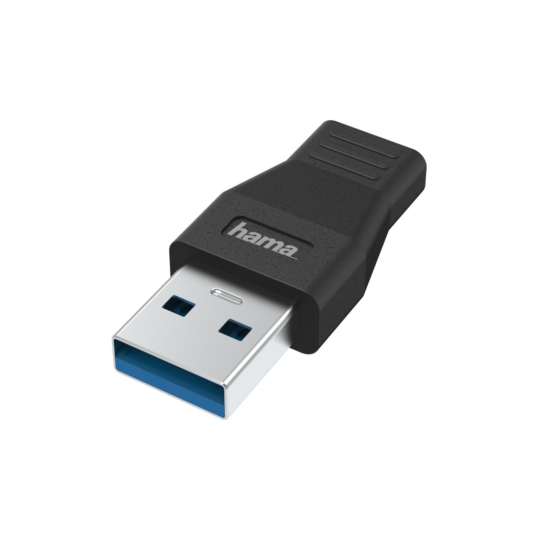 Hama Adattatore USB Type C Femmina / USB A Maschio, USB 3.2 Gen 1, Velocità Super Speed 5 Gbps, Doppia Schermatura, Nero