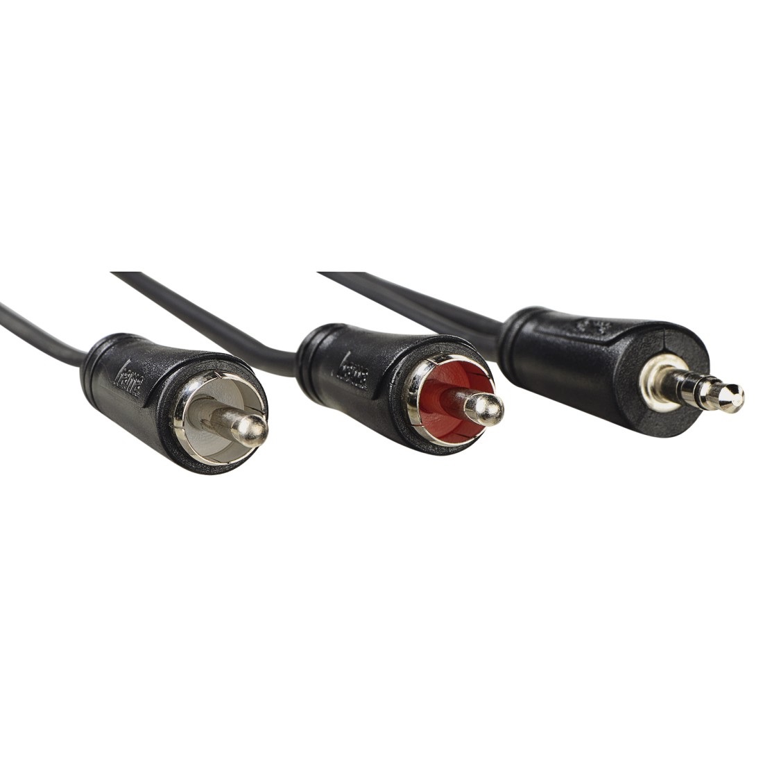 Hama Cavo Audio 2 RCA Maschio - Jack 3.5 mm Maschio, 1,5 metri, Nero