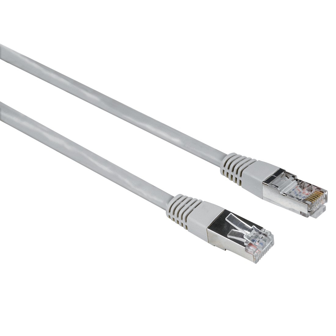 Hama Cavo di Rete Patch 8p8c M (RJ 45) - 3 metri, CAT 5e, UTP, Grigio, Sfuso (25 pzz.)